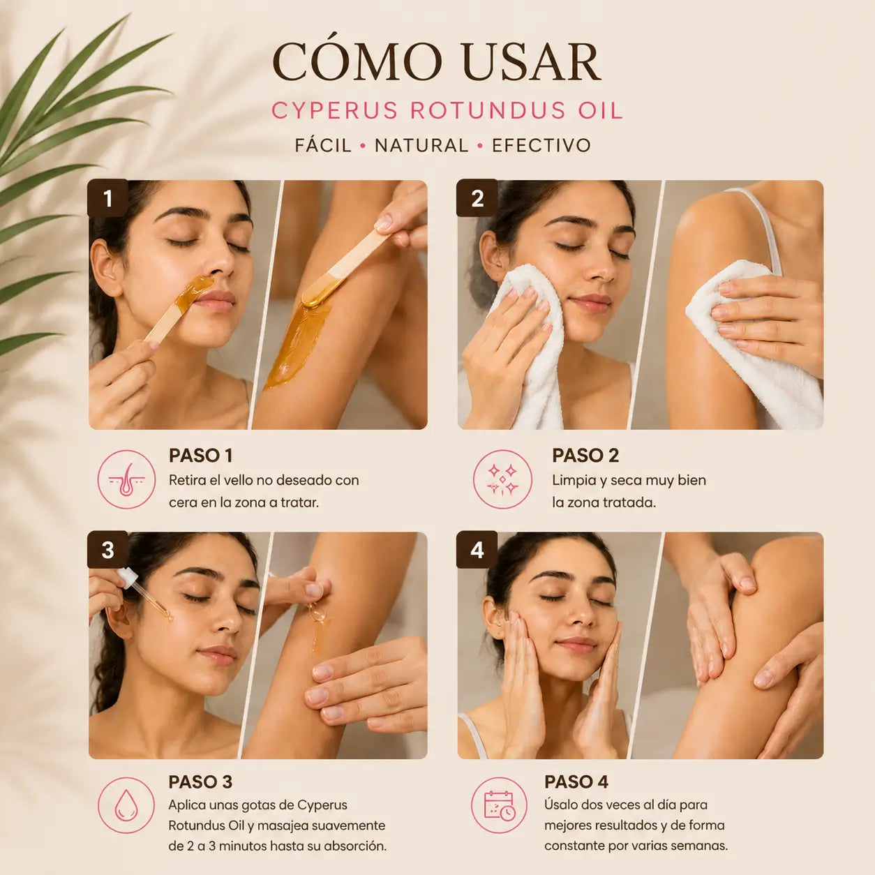 Aceite Reductor: Menos Vello Y Piel Más Suave
